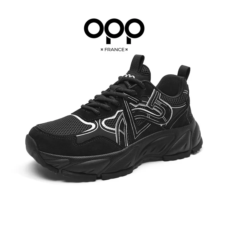 OPP Men's New air summer Shoes Flats With Running Blance Sports 574 Shoes Footwear Sneakers Genuine Leather Lace-up view 3