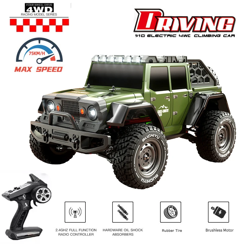 

SCY 1:16 4x4 RC Car 16104 Pro Brushelss Remote Control Car Toys For Boys High Speed Off-Road Vehicle Drift Rc Car For Kids Gifts