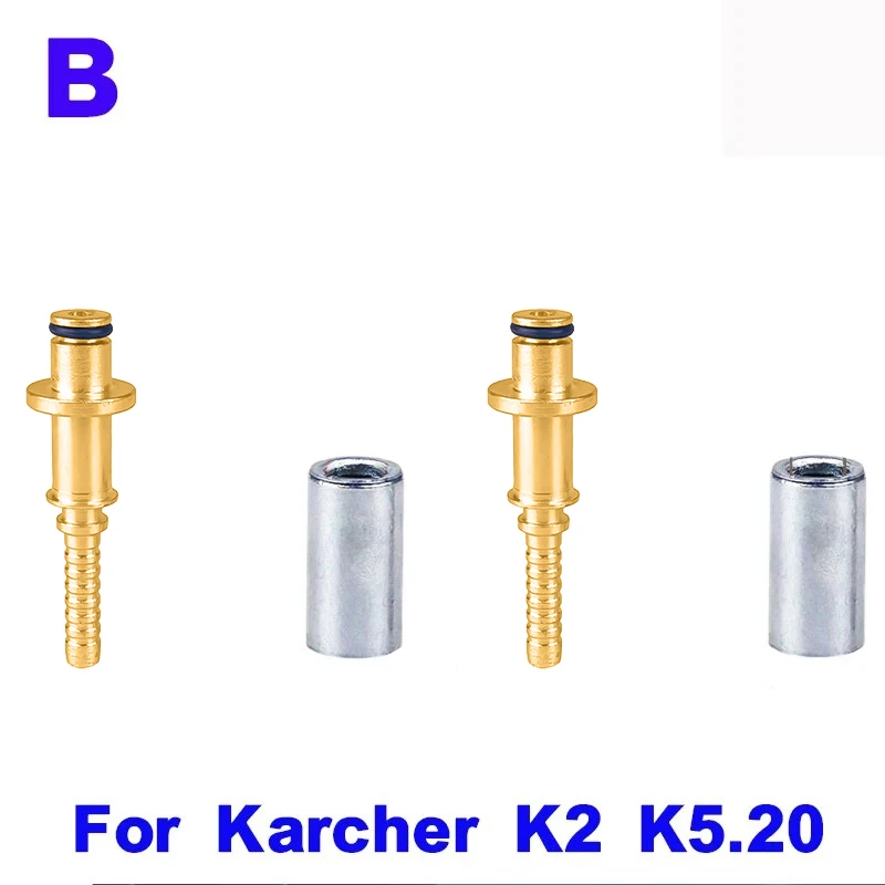 Imagem -05 - Encaixe de Mangueira com Manga para Karcher Bocal Acessórios Lavadora de Pressão Pipe Tip Repair Conector Adaptador K2k3 k4 k5 k6 k7