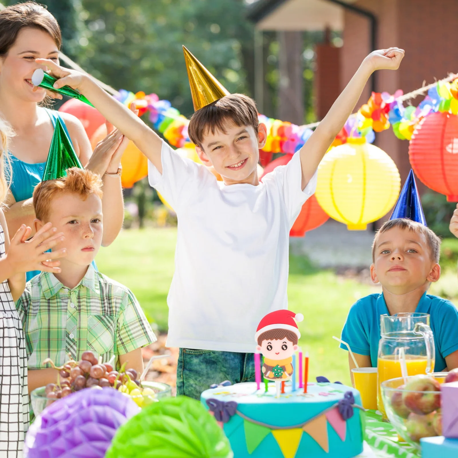 

100 pcs Decorative Inserts Food-Grade Diy Base For Ice Cream Decor Dessert Adorn Stand Cake Piping Stands Cake Insert Stick