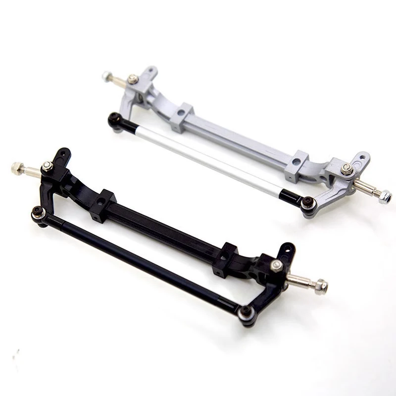 LESU Modell 1PC Metall-Vorderlenkgestänge für 1/14 Tamiya Truck – Schwarze Achsstange (RC-Traktor-Upgrade-Teil) – Detail 2