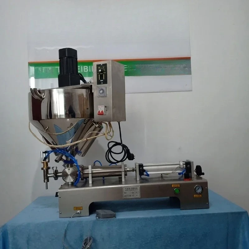 

PBOBP Single Heads Filling Machine Pneumatic Paste Liquid Dual Purpose Filling Machine for Heating And Stirring Filler