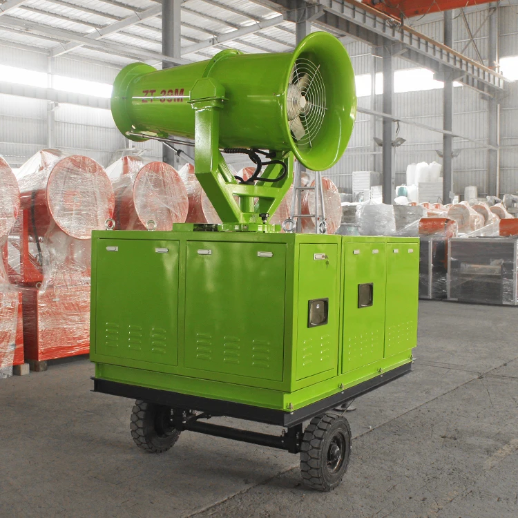 Attractive Price 30m Air Blast Sprayer Cannon Dust Suppressor Mosquito Coil Pest Control Trailer Fog Cannon 500L Tank
