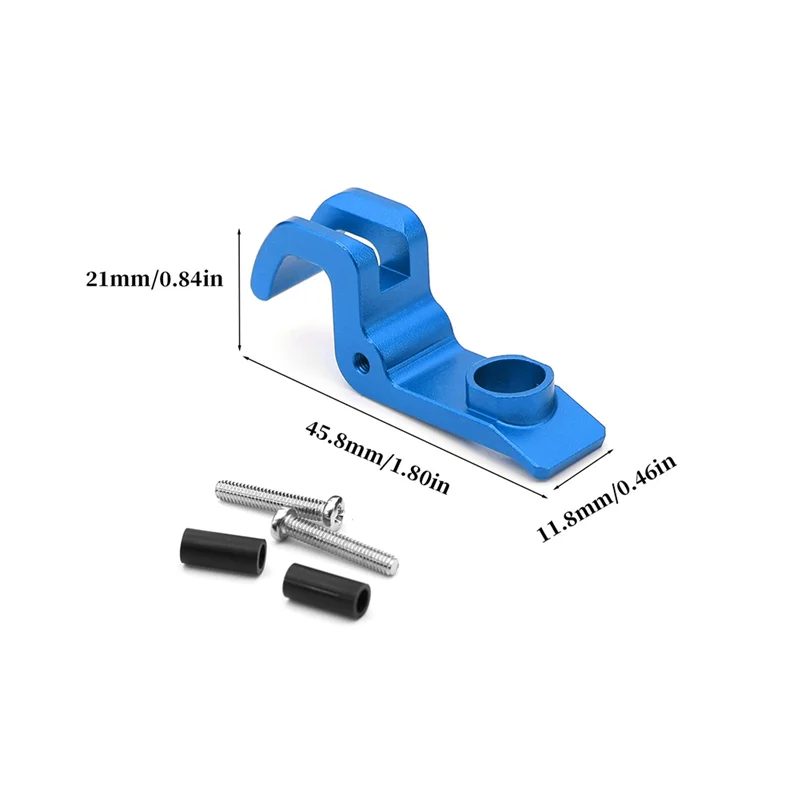 ABMF-RC 자동차 업그레이드 자동차 쉘 버클 자동차 쉘 고정 버클 키트 MJX 1/16 16208 16017 H16H RC 자동차 업그레이드 액세서리 블루