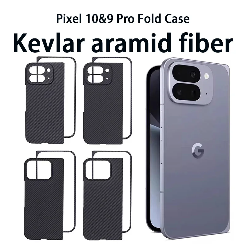 Aramid Kevlar Carbon Fiber Business Phone Case For Google Pixel 10 9 Pro Fold Ultra Thin For Mag-safe Magnetic Protection Cover