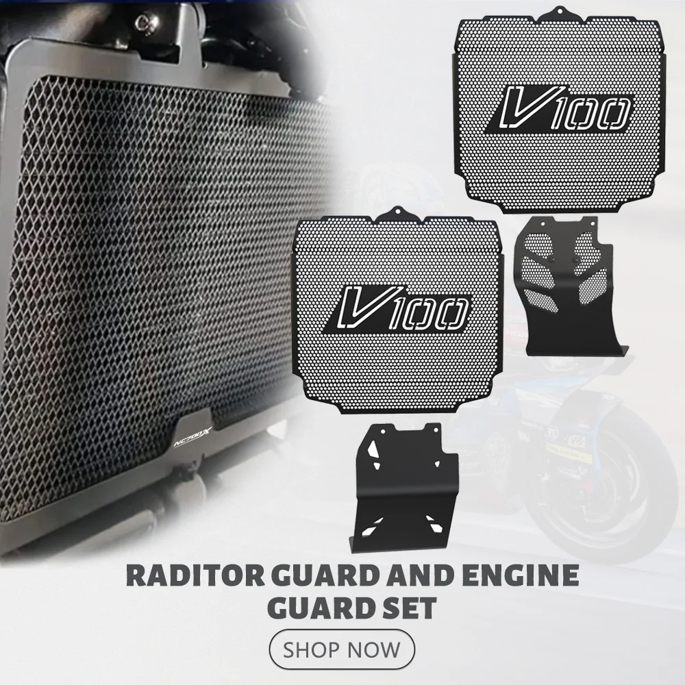 

2025 Motorcycle Skid Plate Bash Frame Guard Protection Cover Under Engine Protect For Moto Guzzi V100 V 100 Mandello S 2022-2024