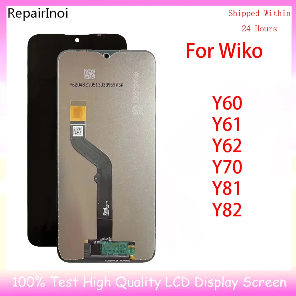 

100% Tested LCD Display For Wiko Y60 Y61 Y62 Y70 Y81 Y82 LCD Display Touch Screen Digitizer Assembly Replacememt Part