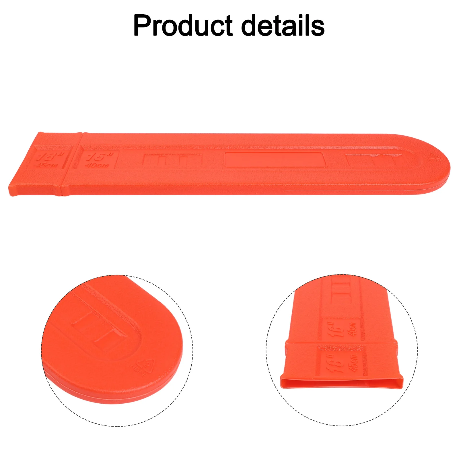 غطاء قضيب المنشار لـ 16 18 بوصة قضبان متوافقة مع الموديل 0000 792 9175 A (3003/3006) يحمي من الضرر