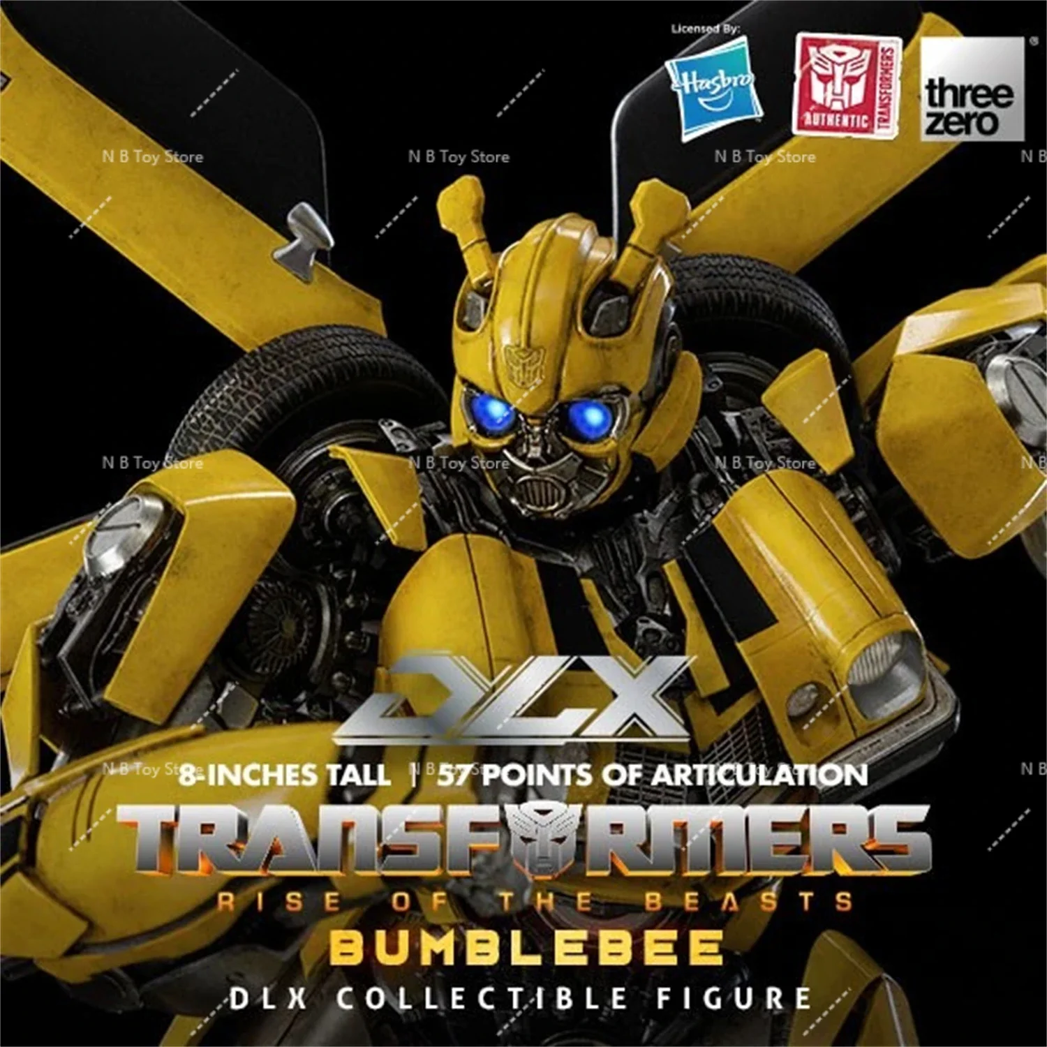

Original ThreeZero 3A G1 MDLX Transformation BEE DLX 57 Points of Articulation High Quality Action Figure with Box