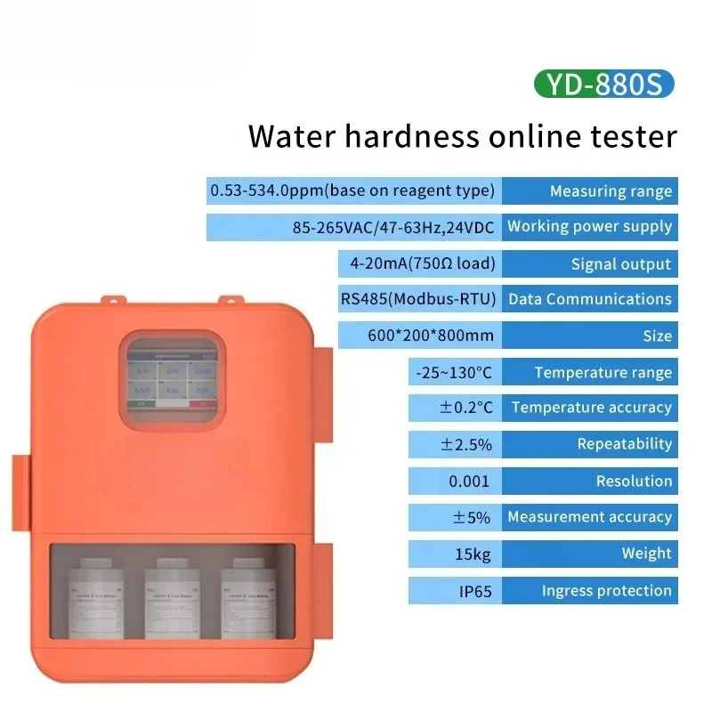 

Titrimetric Colorimetry Online Water Hardness Analyzers
