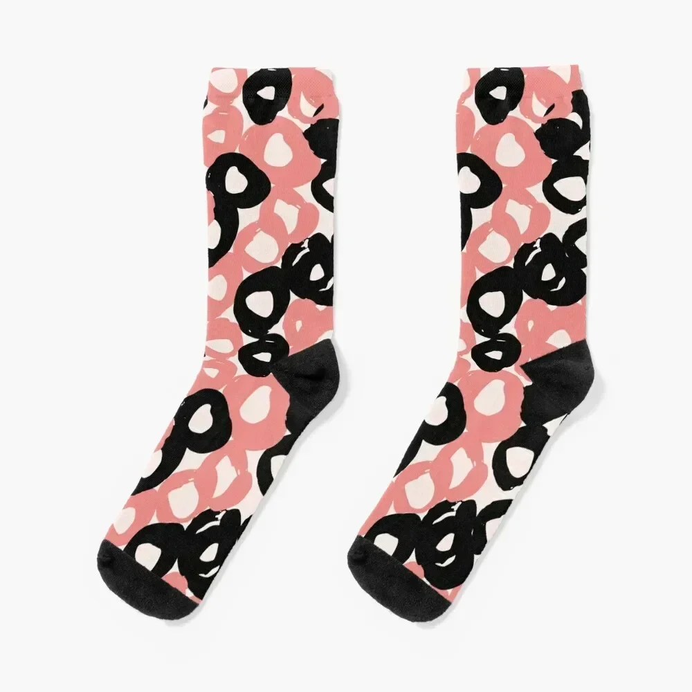 

Rings Abstract pattern design Socks anti slip football bright garter sports stockings Lots Woman Socks Men's