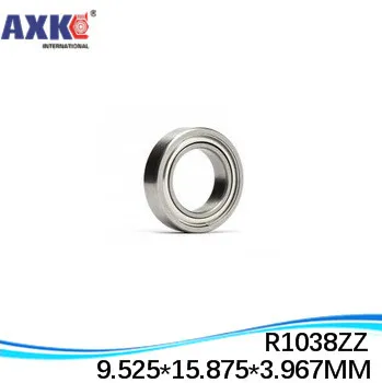 High Quality Shielded Bearing Inch Series ER1038ZZ R1038ZZ R1038-2RS 9.525*15.875*3.967 (3/8*5/8*5/32 Ball Bearing AXK Steel * )