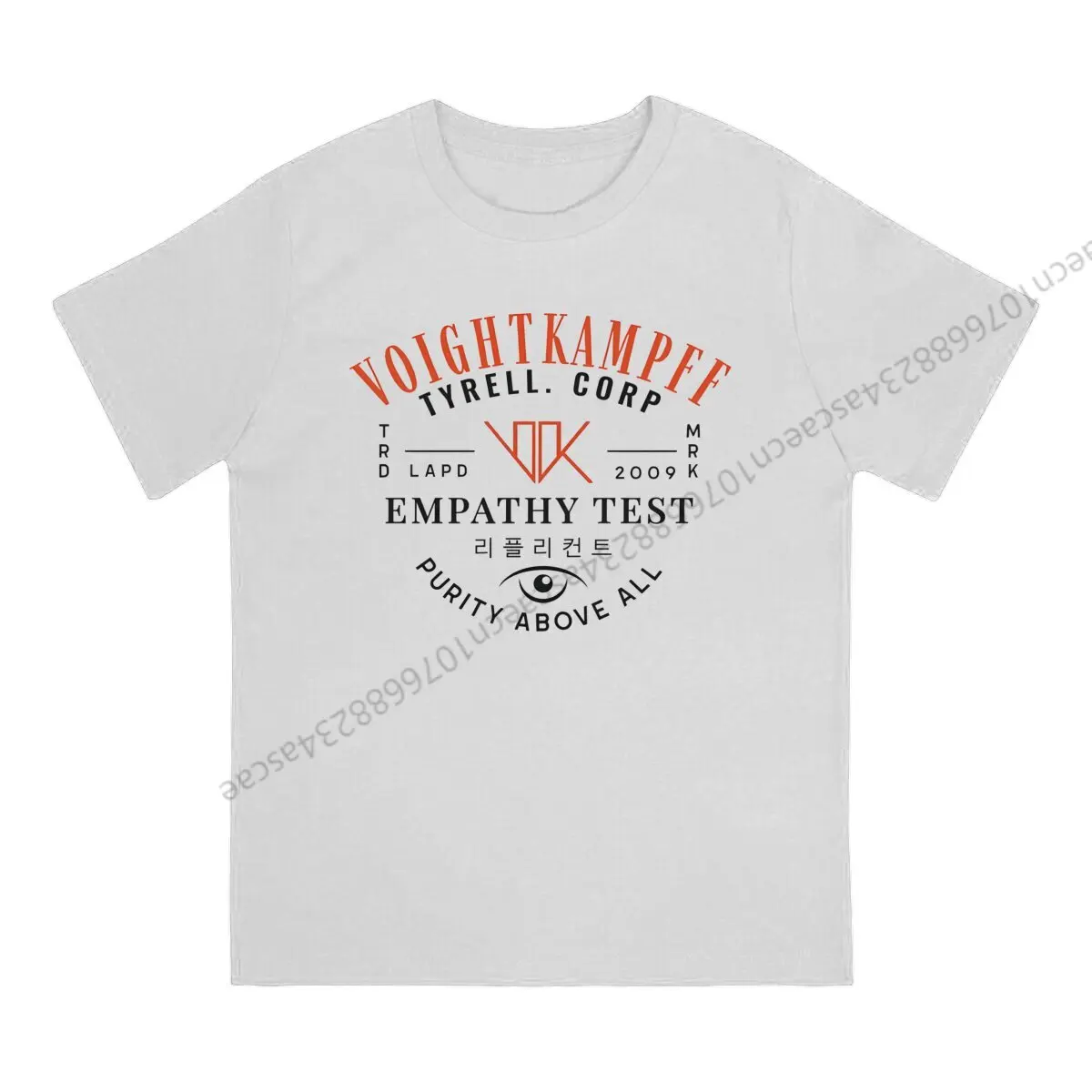 تي شيرت رجالي بنصل قطني ، قفطان فويت ، تي شيرت اختبار مشاعر