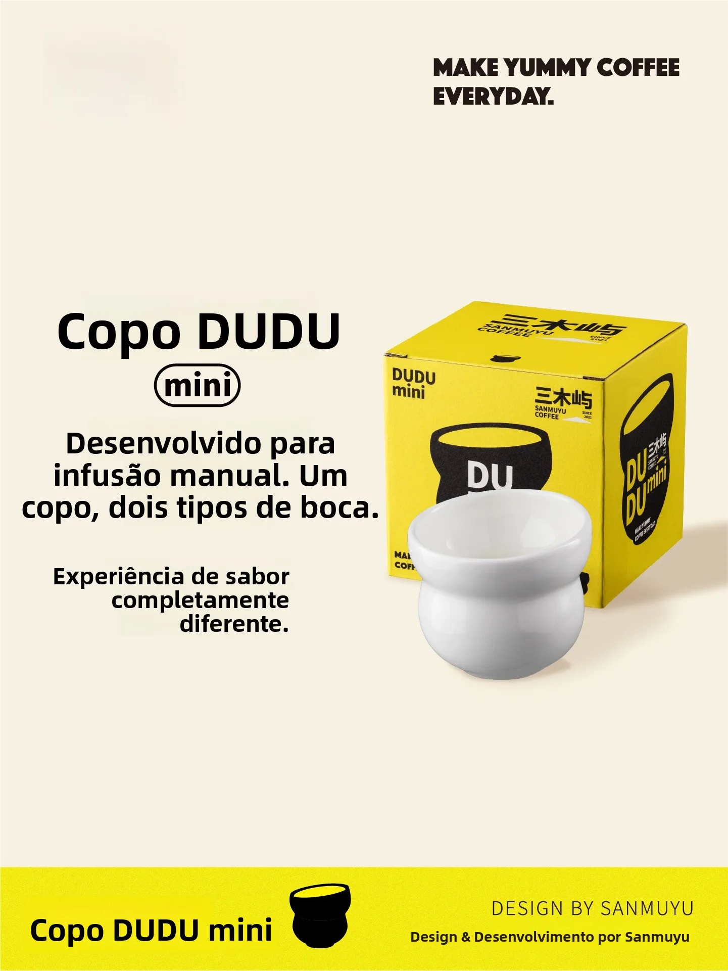 tazza-da-caffe-artigianale-in-ceramica-sanmu-island·dudu·tazza-per-degustazione·esperienza-due-sapori-in-una-tazza·motivo-geometrico·confezione-regalo
