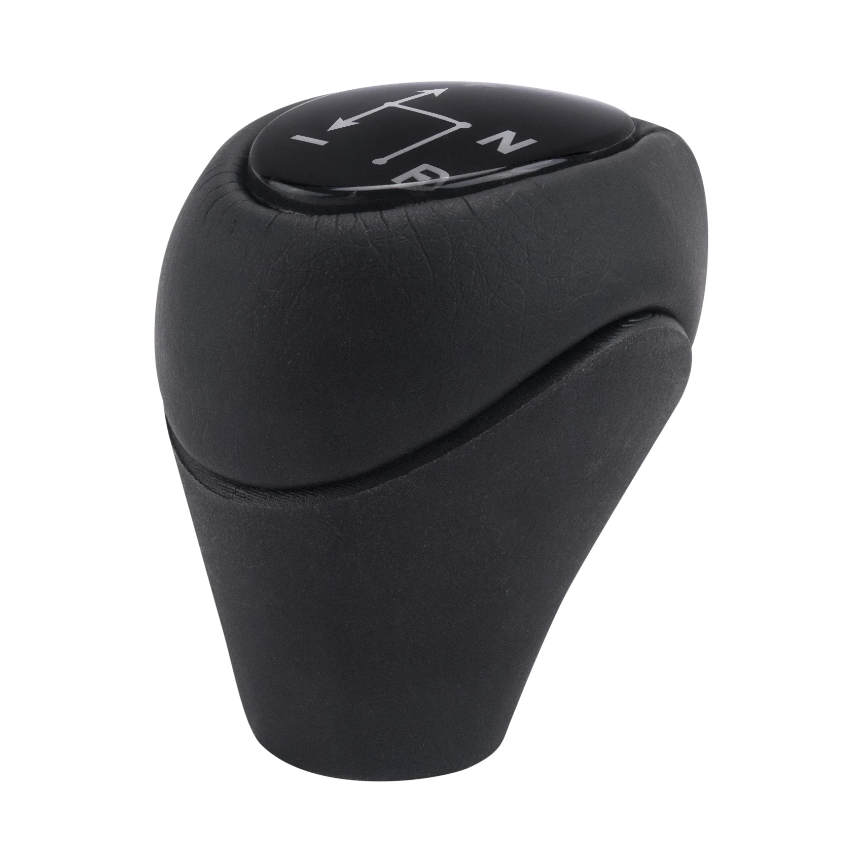 T61C_Gear Knob Automatic Knob Black for Smart Fortwo Gear Head Case Sleeve