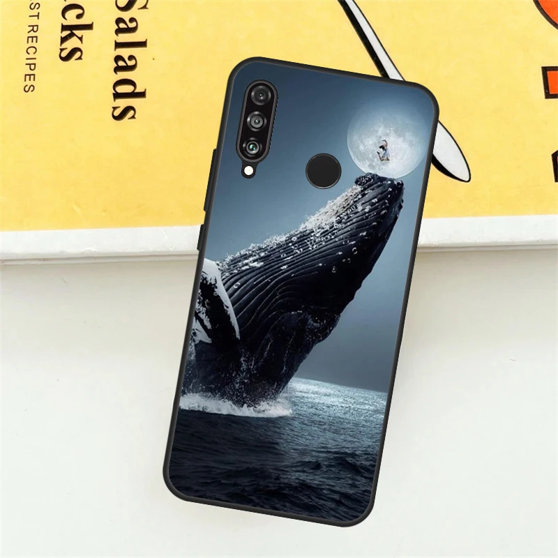 Whale Fish Wave Sea Case For Huawei P30 P20 P40 Lite Nova 11 Pro 9 10 SE 5T 3i 7i 11i Y60 Y70 Y90 Y61 Y91 Cover image 3