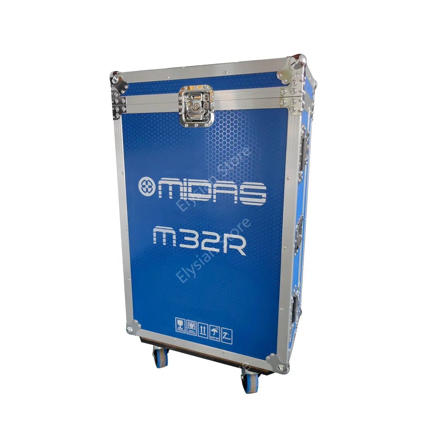 Customized Midas M32R Live Digital Mixer Flight Case With Wheels Pa System Music Equipment Portable Flight Case Indoor Outdoor