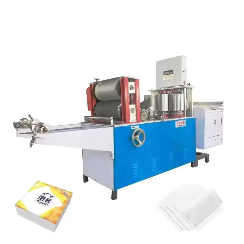 

Napkin Making Embossing Pulp Folding Napkin Machine Equipment