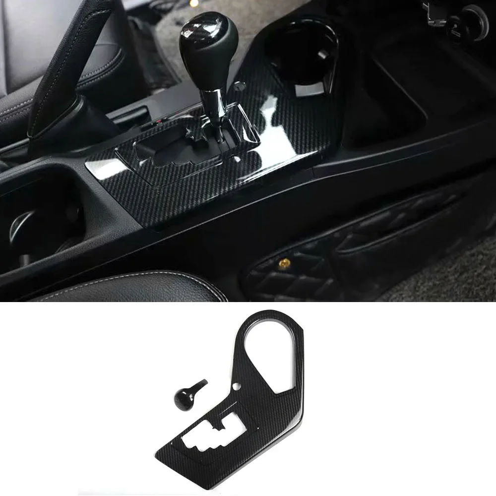 

Car Gear Shift Knob Panel Cover Trim Stickers Styling For Toyota RAV4 2013-2015 2016-2019 Interior Auto Moldings