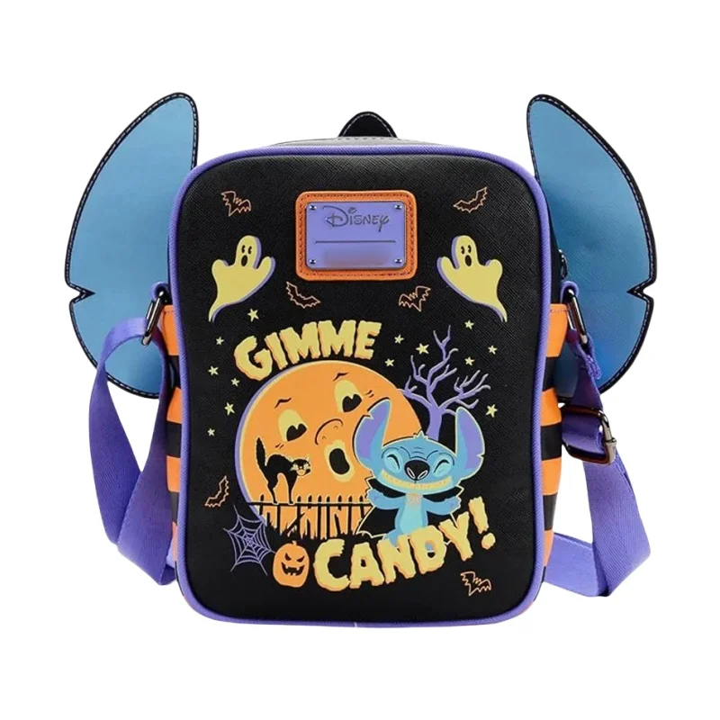 Arrival Loungefly Disney Brand Co Branding Lilo & Stitch Halloween Candy Cosplay Passport Shoulder Crossbody Bag Backpack