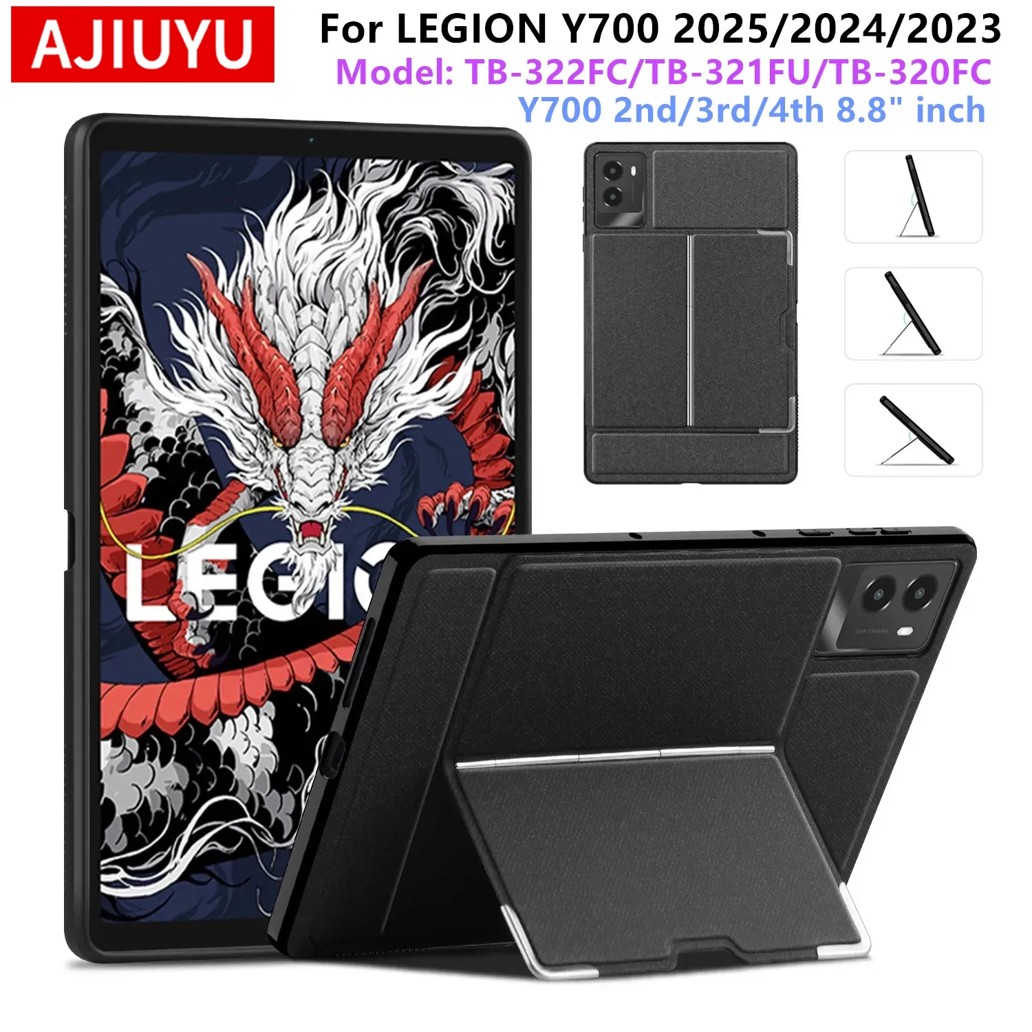 Case For Lenovo Legion Y700 2025 2026 Game Tablet Back Case For LEGION Y700 2nd 3rd 4th 5th Gen 8.8