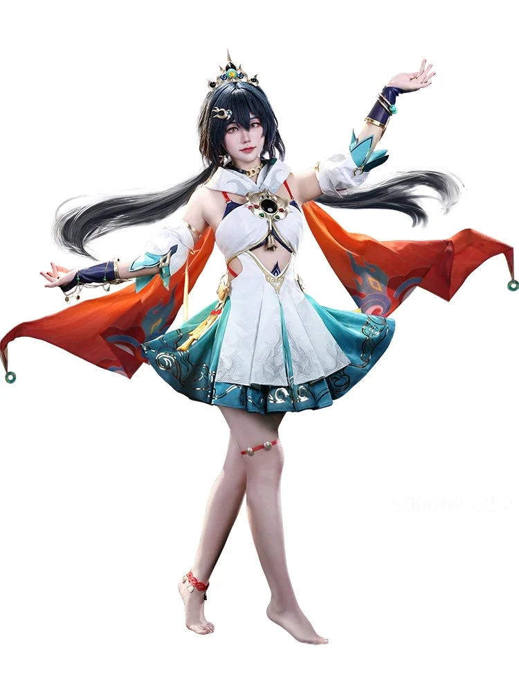 Honkai Star Rail Yunli Cosplay Costume Beautiful Lovely Dress Uniform Role Play Suit for Women Halloween Party Props