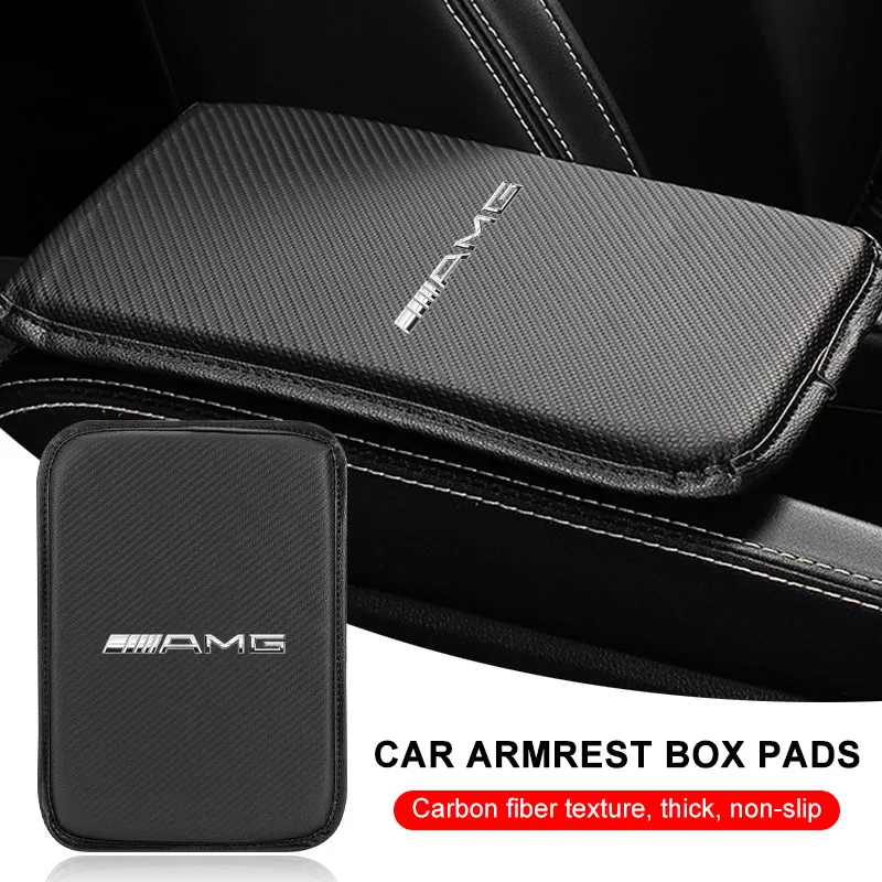 

Накладка на подлокотник автомобиля, органайзер для центральной консоли, карман для хранения для AMG GLE GLS GLC CLA GLB W212 W203 W204 W206 W205, заглушка центрального подлокотника