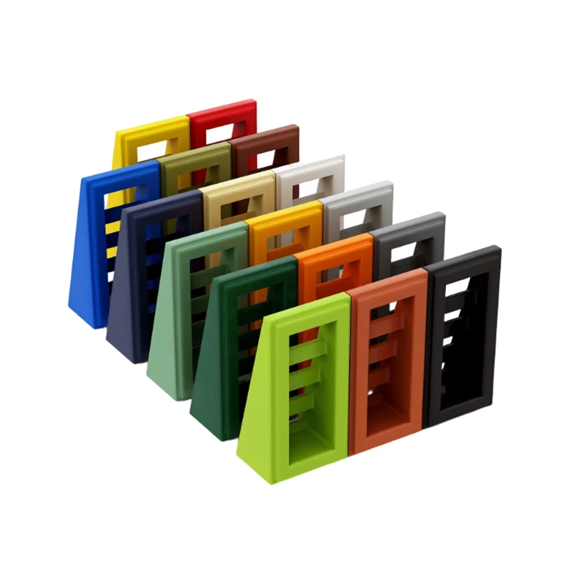 60pcMOC بناء البناء الجسيمات 61409 قطري 2x1x2 مصبغة قطري بلاط لتقوم بها بنفسك بنة الجسيمات لعبة أطفال هدية #2