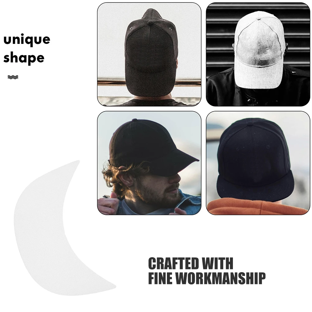 20 قطعة قبعة الشمس حافة بطانات ل قبعات البيسبول واسعة قناع إدراج حماية من الأشعة فوق البنفسجية دائم قبعة بلاستيكية اكسسوارات قبعة كروية المشكل