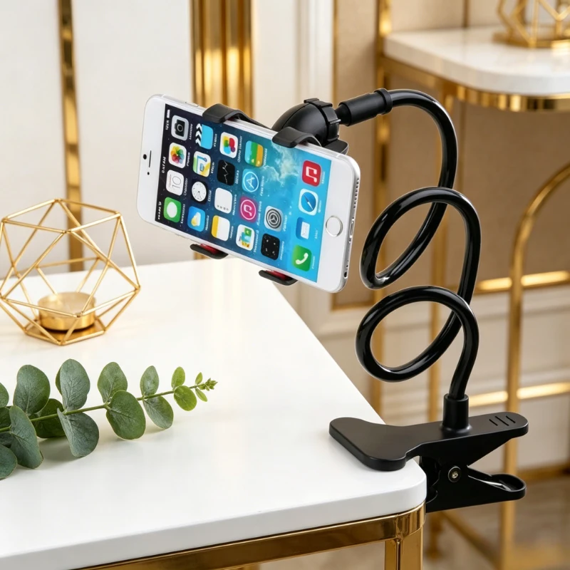 

2PCS Multi-purpose Rotation Phone Holder, Sturdy Lazy Desk Bed Bracket, Portable Support Stand Indoor Daily Application