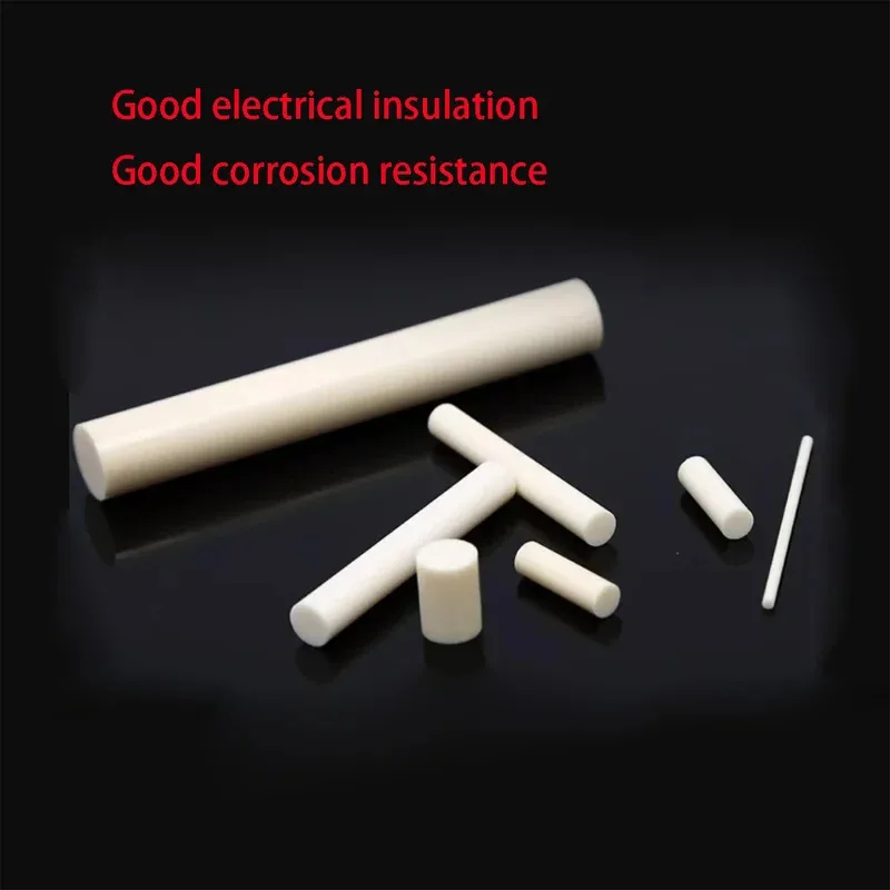Corundum Rod 99 Alumina Ceramic High Temperature Stirring Bar Mirror Finish Wear Resistant for Multiple Uses