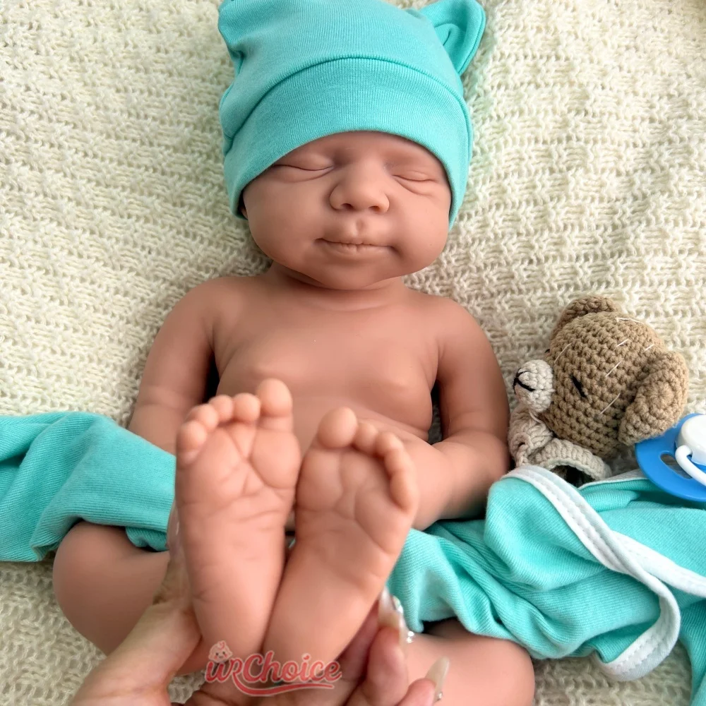 Regalo de muñeca recién nacido realista lavable de boca abierta de 50 cm de bebé y niña Pascale completa de silicona suave renacida para el coleccionista del artista