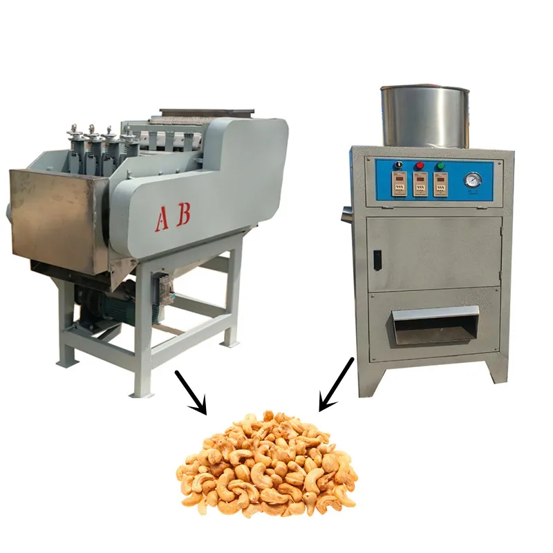 220V/380V Cashew Shell Remove Machine+Cashew Skin Peeling Machine Low Labor Intensity And High Efficient