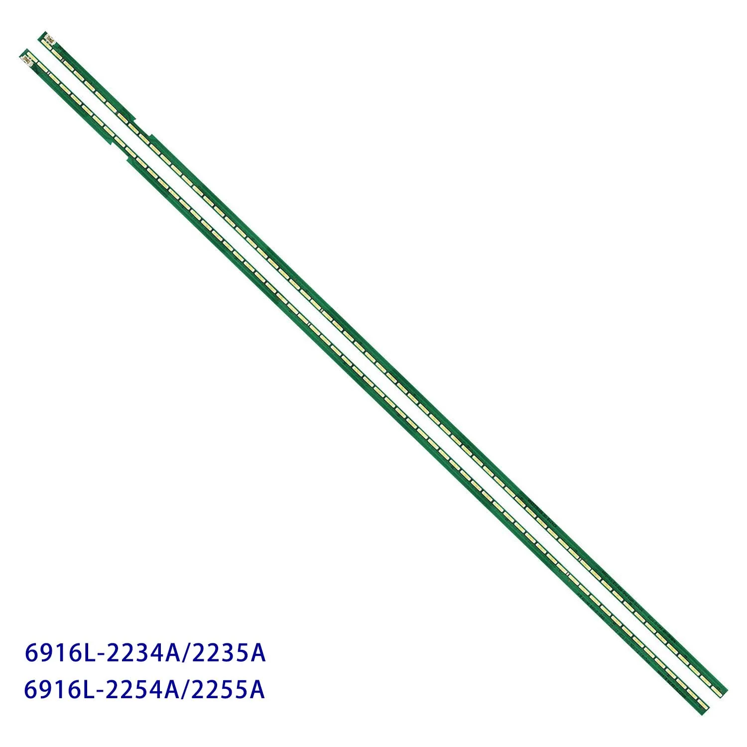 New kit 2 PCS 63LED 607mm LED strip for 6922L-0149 55LF6309 55LF6310 6916L2234A 6916L2235A 2255A 55