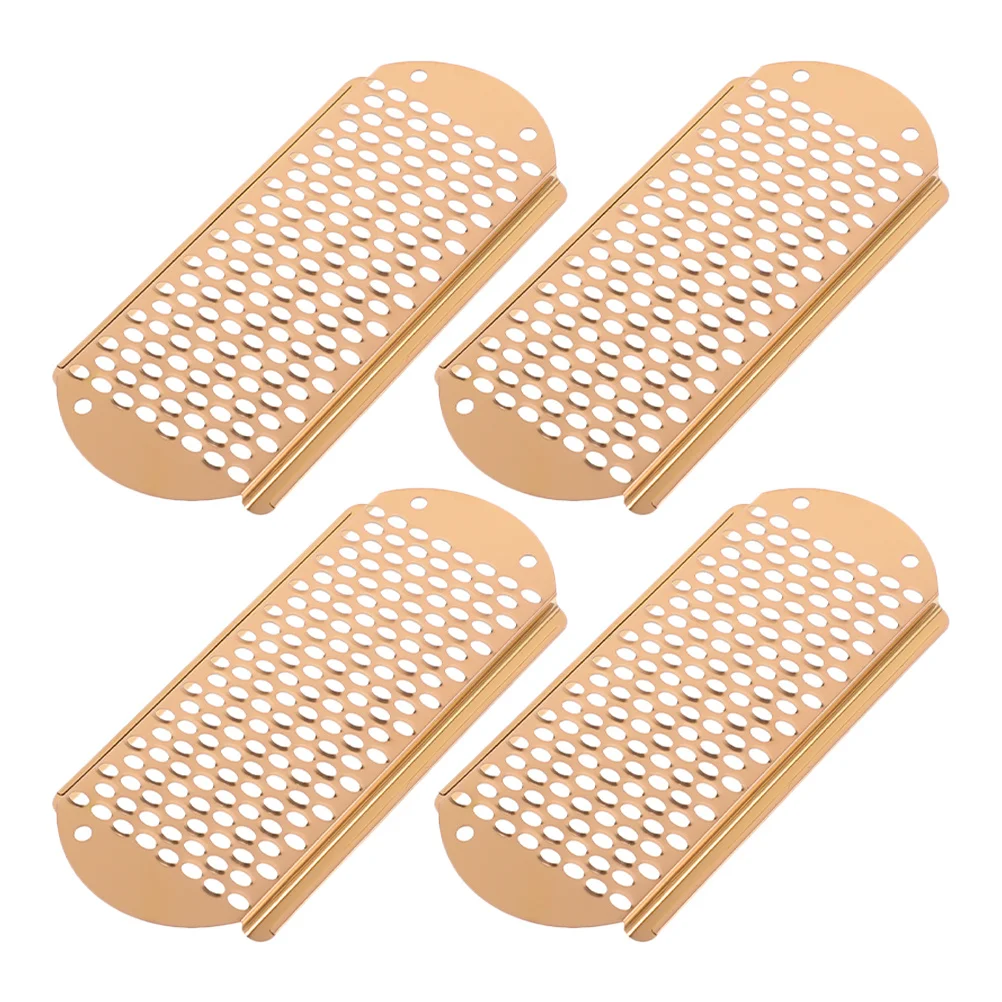 

4Pcs Foot File Professional Stainless Steel Callus Removal Tool Dry Cracked Feet Scraper Pedicure Hard Skin Remover Foot Rasp