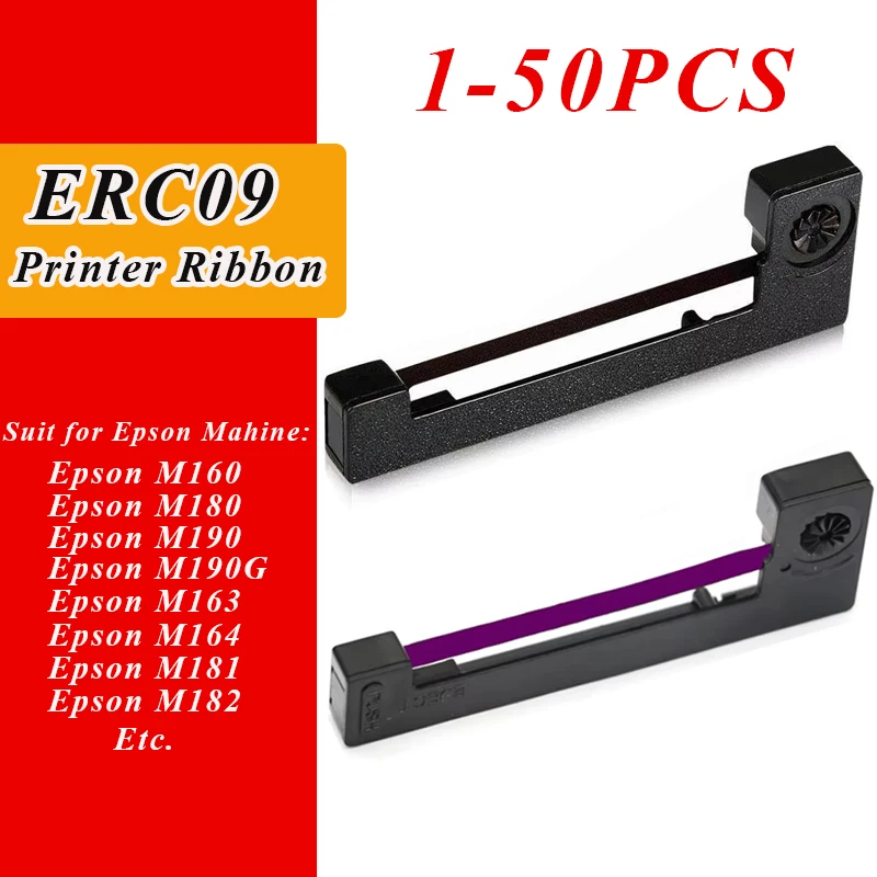 

1-50 шт. бесшовных ленточных картриджей ERC-09 ERC09 ERC09B, подходящих для Epson M160 M180 M190 M191G M163 M164 M181 M182