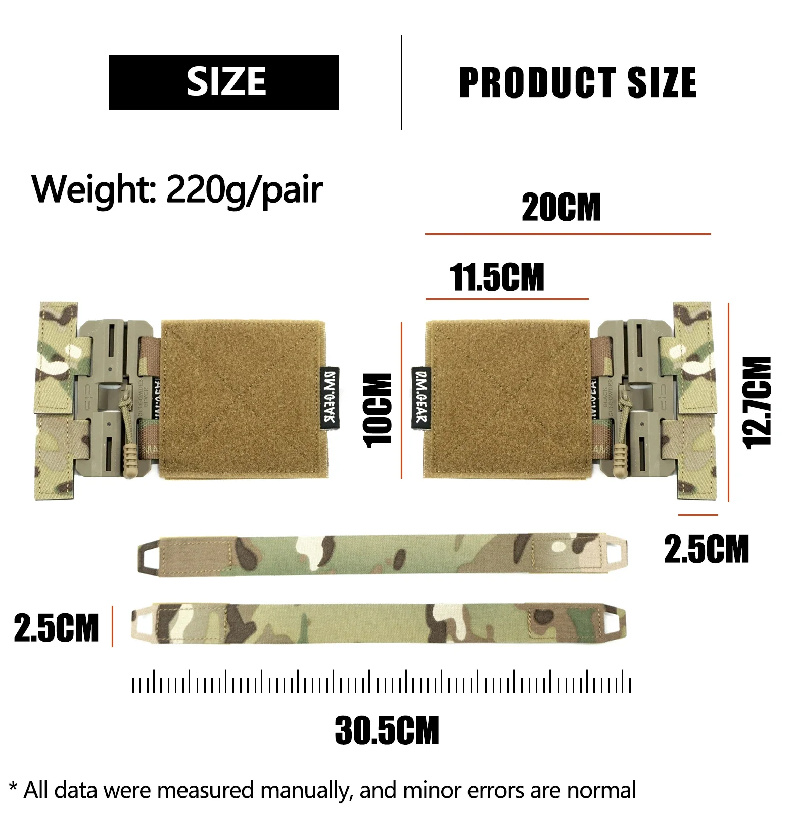 Upgraded Ver Tactical Vest Universal MOLLE Quick Release Buckle Set  3 Band Cummerbund Adapter for JPC CPC AVS 6094 4020 Vest