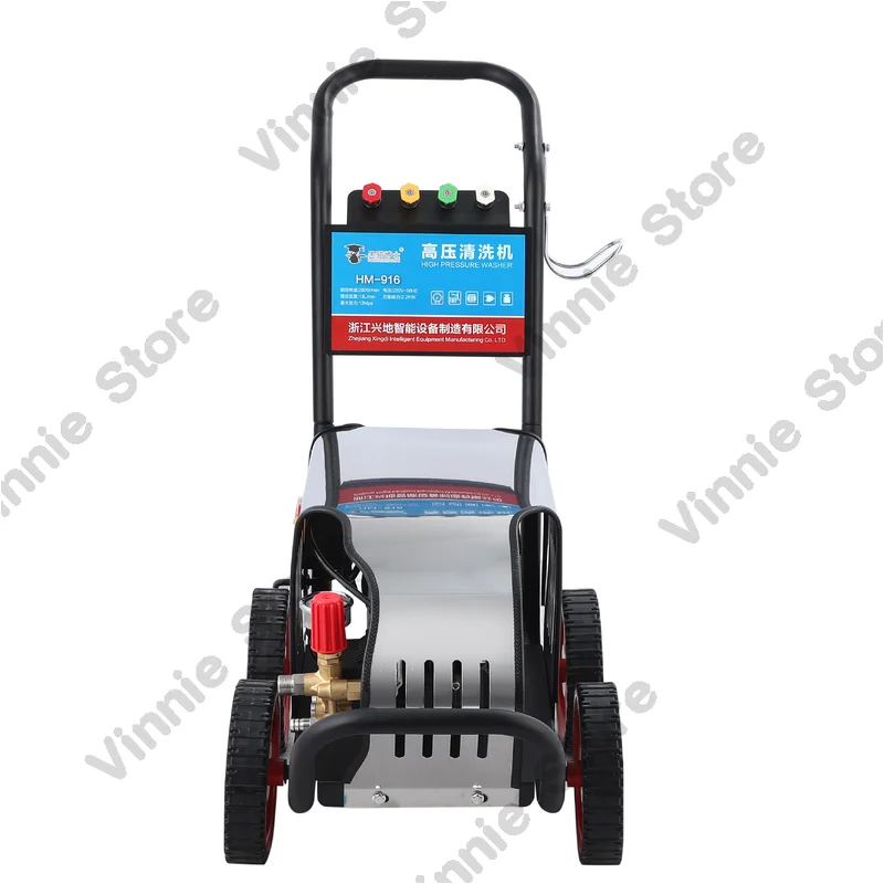 Commercial industrial car washer 220v high-pressure water pump high-power car washer powerful water gun cleaner