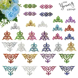 Hot Melt Adhesive Ironing Sequin Embroidery Pattern DIY Sewing Washable Repair Decorate Collocation Clothing Accessory Patches