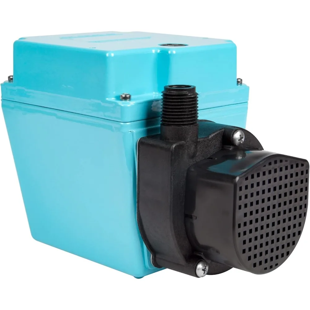 Oil-filled Direct Drive In-Line or Submersible Pump with 6-ft. Cord, Blue