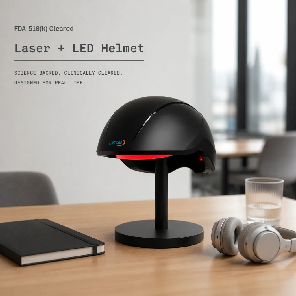 Innovative 552 Light Source Helmet With Four Zone Control Cordless Rechargeable Design For Beauty And Wellness Brands