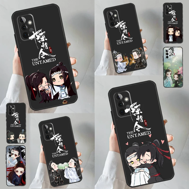 The Untamed Wei Wuxian Lan Wangji Cute Case For Samsung Galaxy A32 A52 A12 A14 A34 A54 A51 A71 A53 A33 A13 A15 A25 A35 A55 Cover