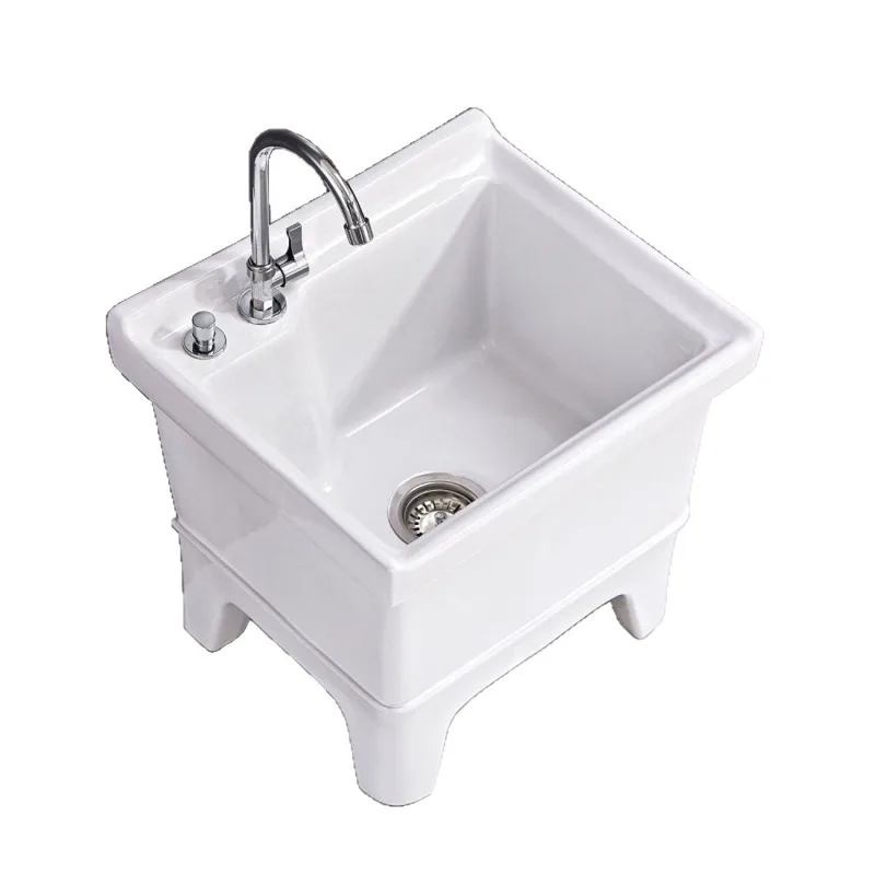 Piscina de cerámica para fregado de balcones, de gran tamaño y altura, para exteriores, adecuada para piscinas de fregado rectangulares, oferta especial