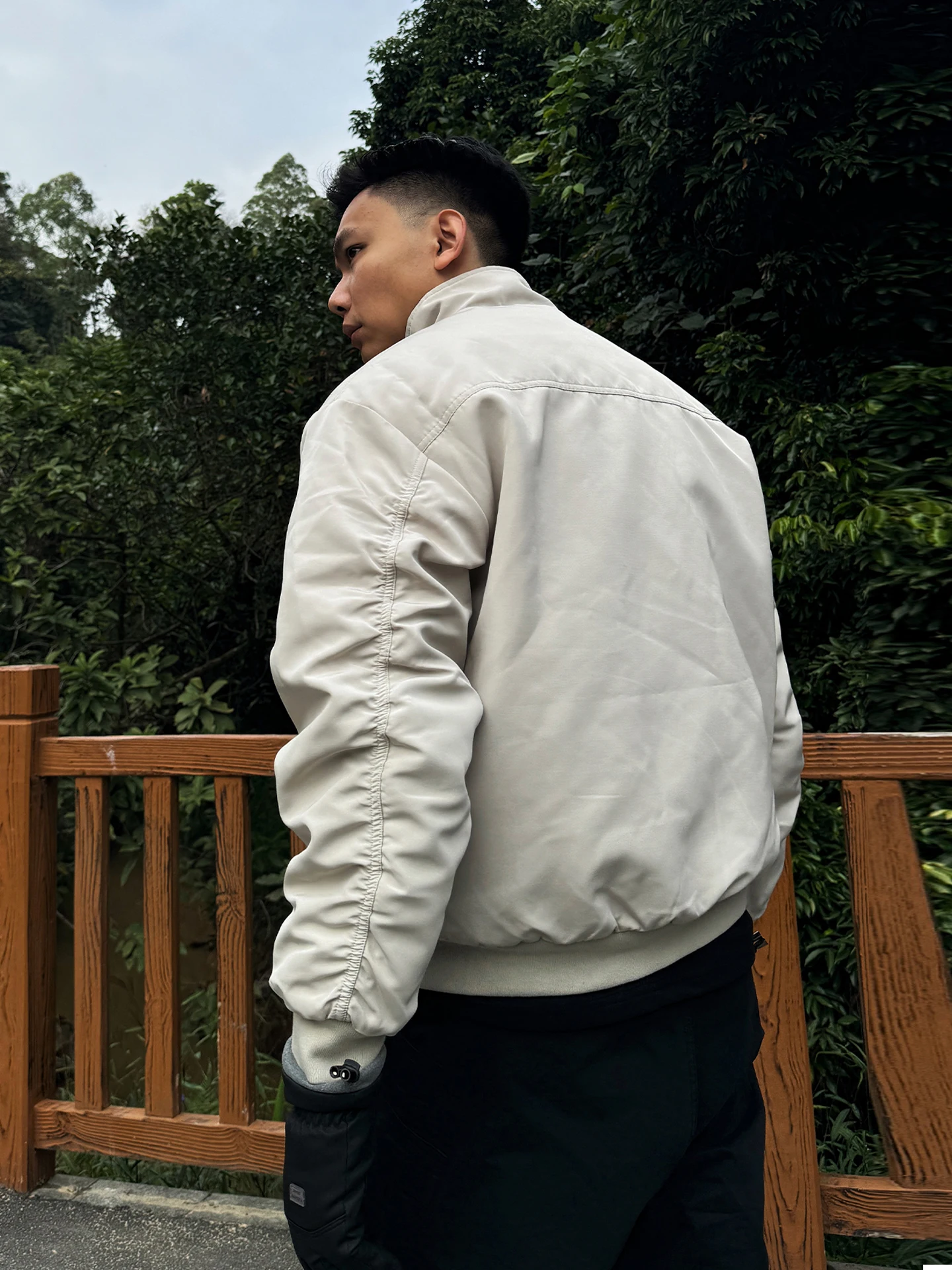 

Мужская модная кожаная куртка-бомбер Cleanfit в американском стиле, осенняя, трендовая, водонепроницаемая, на молнии