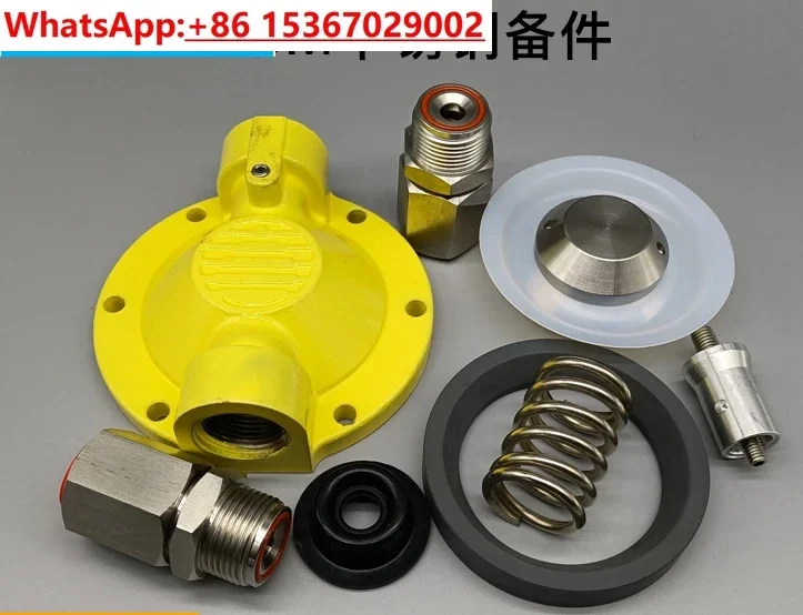 

GM series stainless steel one-way valve pump head gasket spring diaphragm assembly support ring pump cover