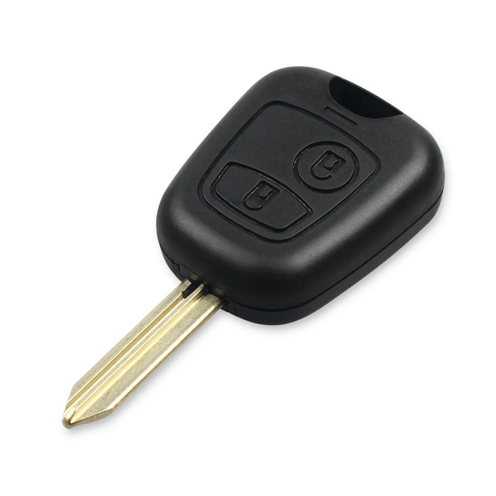 KEYYOU 1Pcs 2 Button Remote Key Flip Fob Car Case For Citroen C1 C2 C3 Saxo Xsara Picasso Berlingo Car Key Uncut Blade Shell