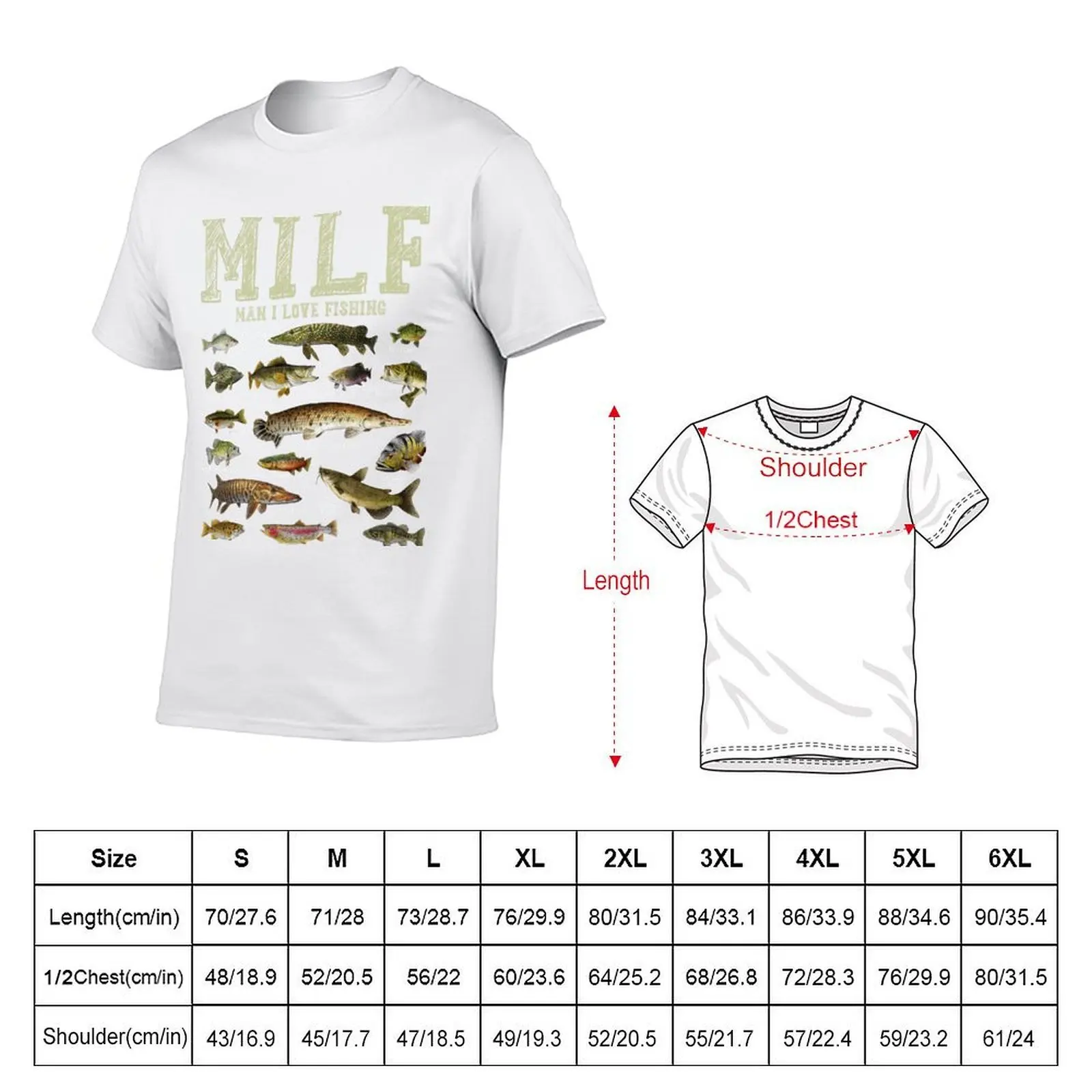 MILF Man I Love Fishing T-Shirt t shirt personalised t shirts designer T-Shirt