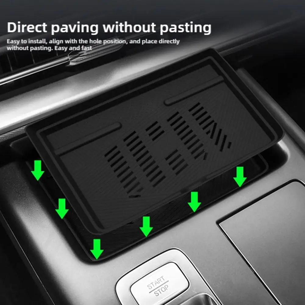 حصيرة وحدة التحكم المركزية لـ BAIC MOTOR BJ30 24-25 TPE تحت صندوق تخزين وحدة التحكم المركزية ملحقات حماية تعديل مضادة للخدش