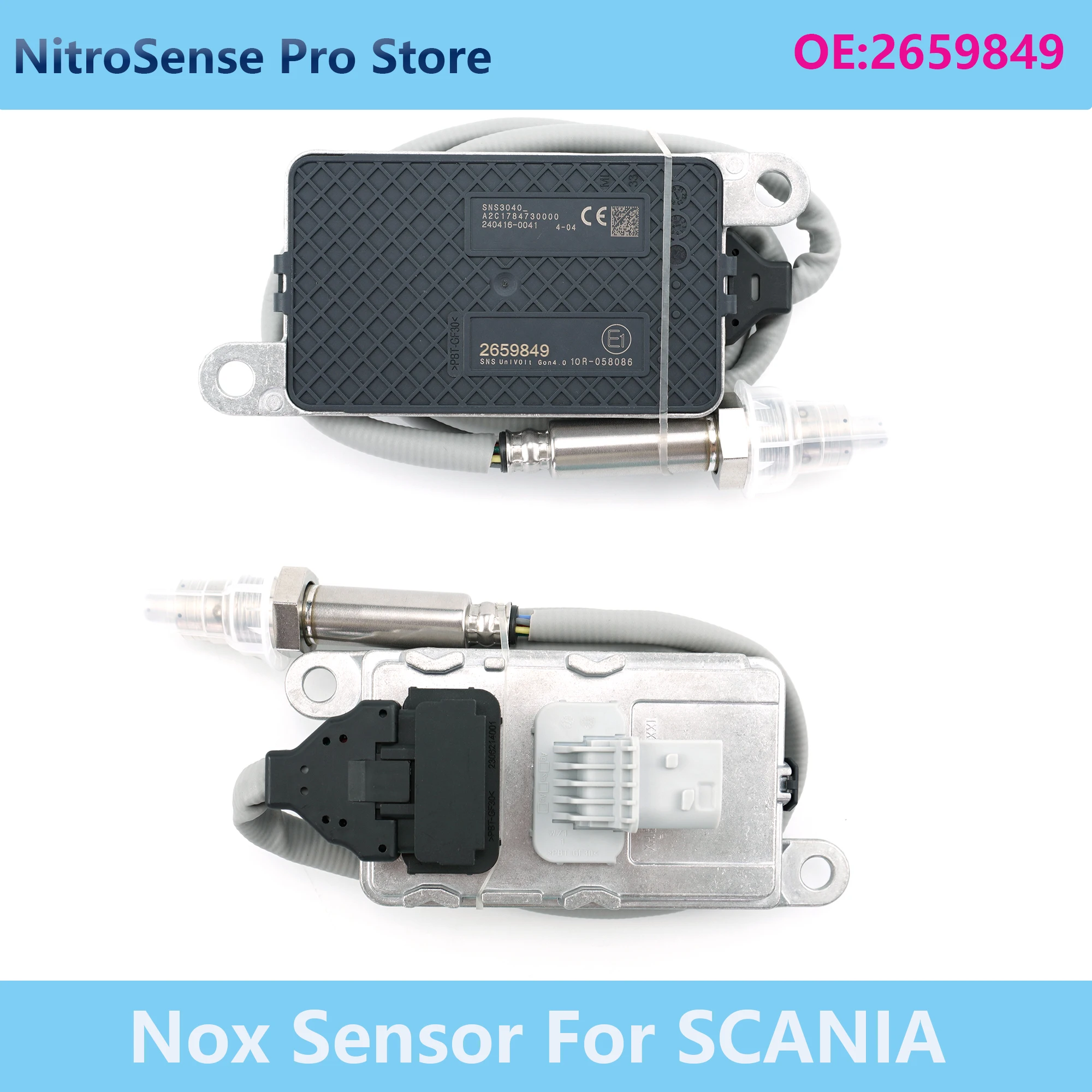 

SNS3040 2659849 High Quality for NGK Probe Nitrogen Oxide Sensor Nox Sensor For Scania 2294290 2064768 2247380 2296800 265985