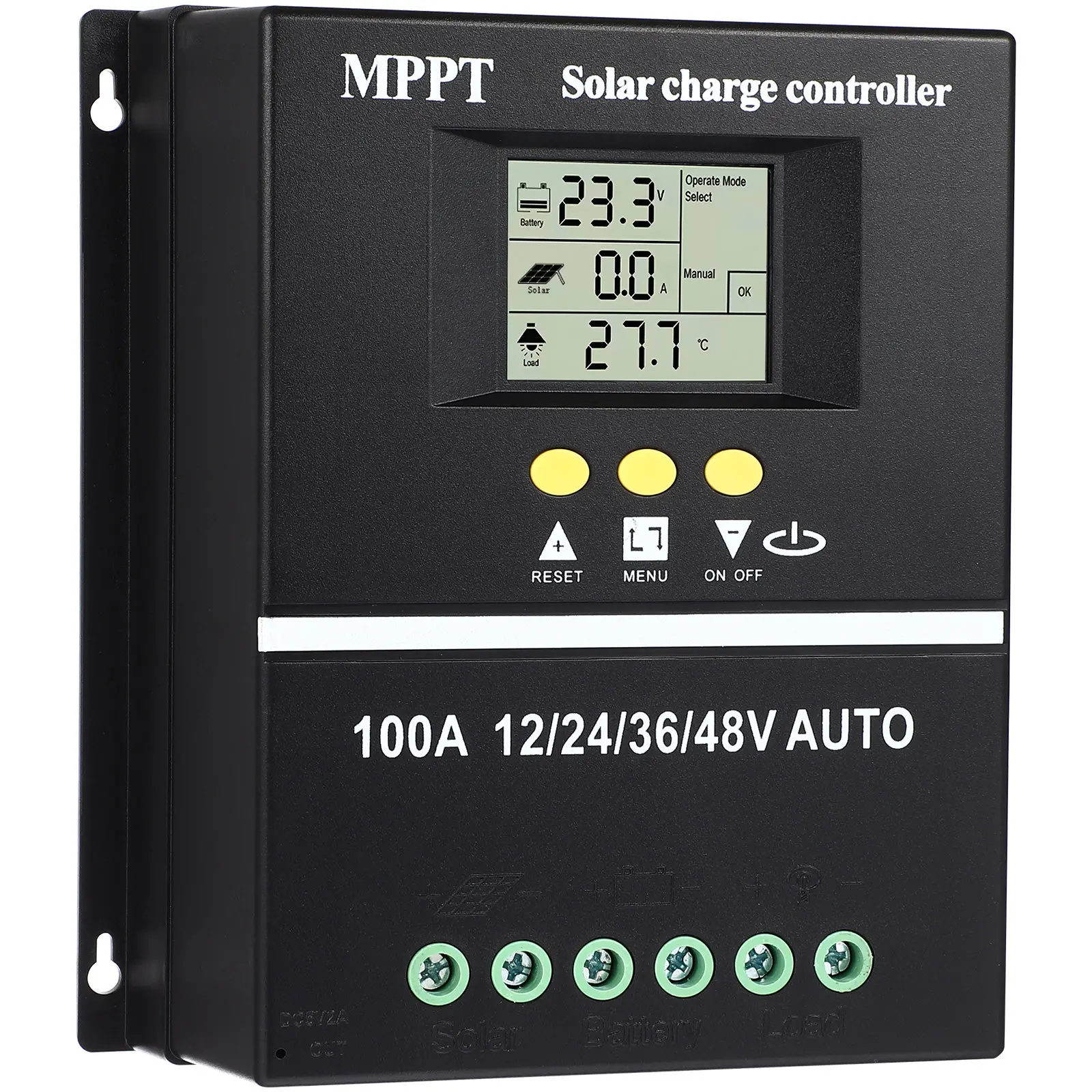 

Solar Charge Controller Intelligent Regulator 12V 24V 36V 48V Mppt High Efficiency Solar Power Controller 100A Multiple